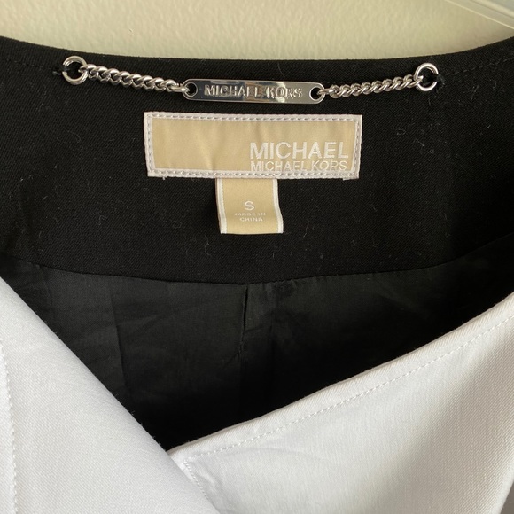 Michael Kors Color Block Moto Jacket - Picture 2 of 5